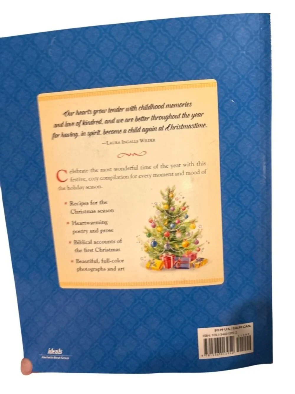 Ideals Christmas Paperback Book 2021 Edition Holiday Poem Recipes Photos Art New